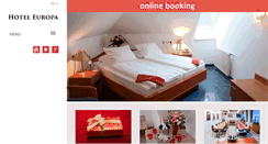 Desktop Screenshot of hotel-europa-muenster.com